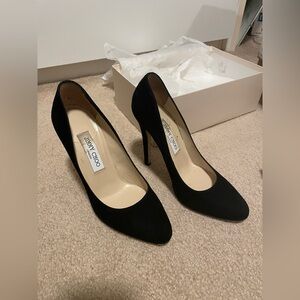 Jimmy Choo shoes, black suede